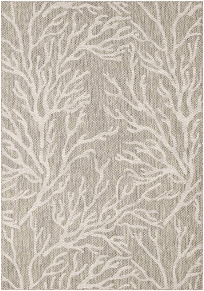 Detail image of 5' 3 x 8' Easy-Clean Coastal Indoor / Outdoor Rug