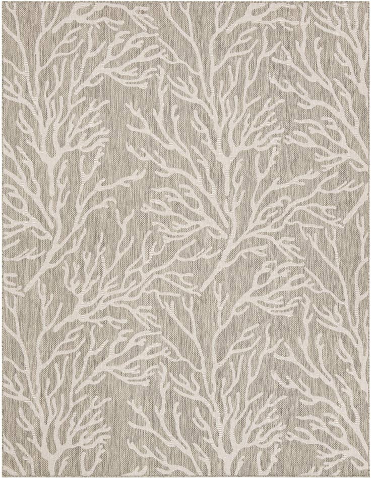Detail image of 7' 10 x 10' Easy-Clean Coastal Indoor / Outdoor Rug