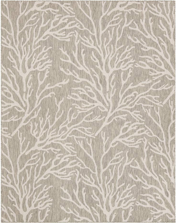 Detail image of 7' 10 x 10' Easy-Clean Coastal Indoor / Outdoor Rug