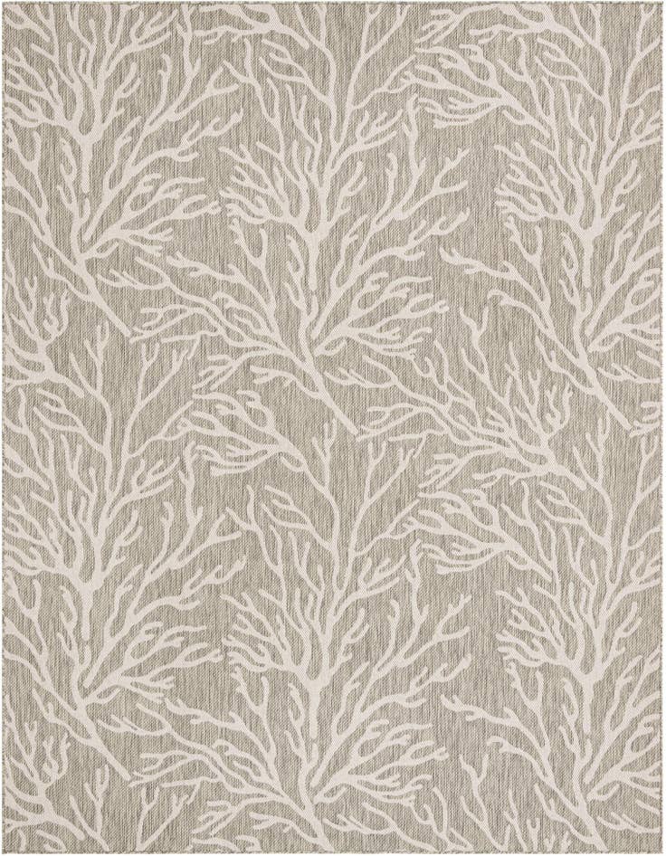Detail image of 9' x 12' Easy-Clean Coastal Indoor / Outdoor Rug