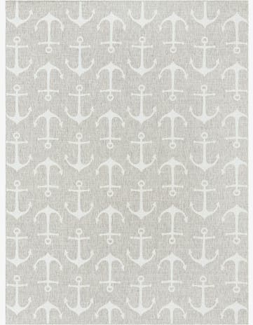 10' x 13' Easy-Clean Coastal Indoor / Outdoor Rug