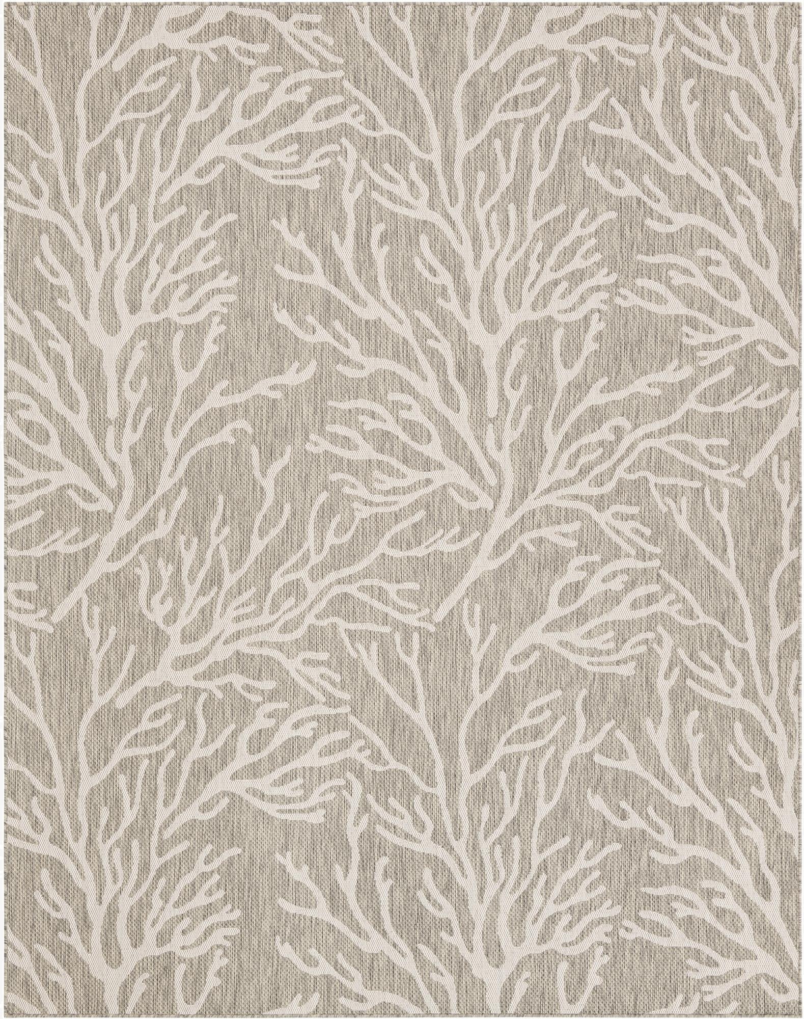 7' 10 x 10'  Washable Coastal Indoor / Outdoor Rug