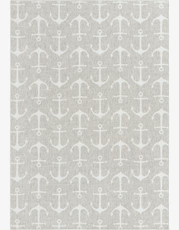 10' x 14' Easy-Clean Coastal Indoor / Outdoor Rug