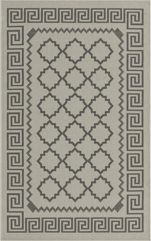 Detail image of 3' 3 x 5' Easy-Clean Lattice Indoor / Outdoor Rug