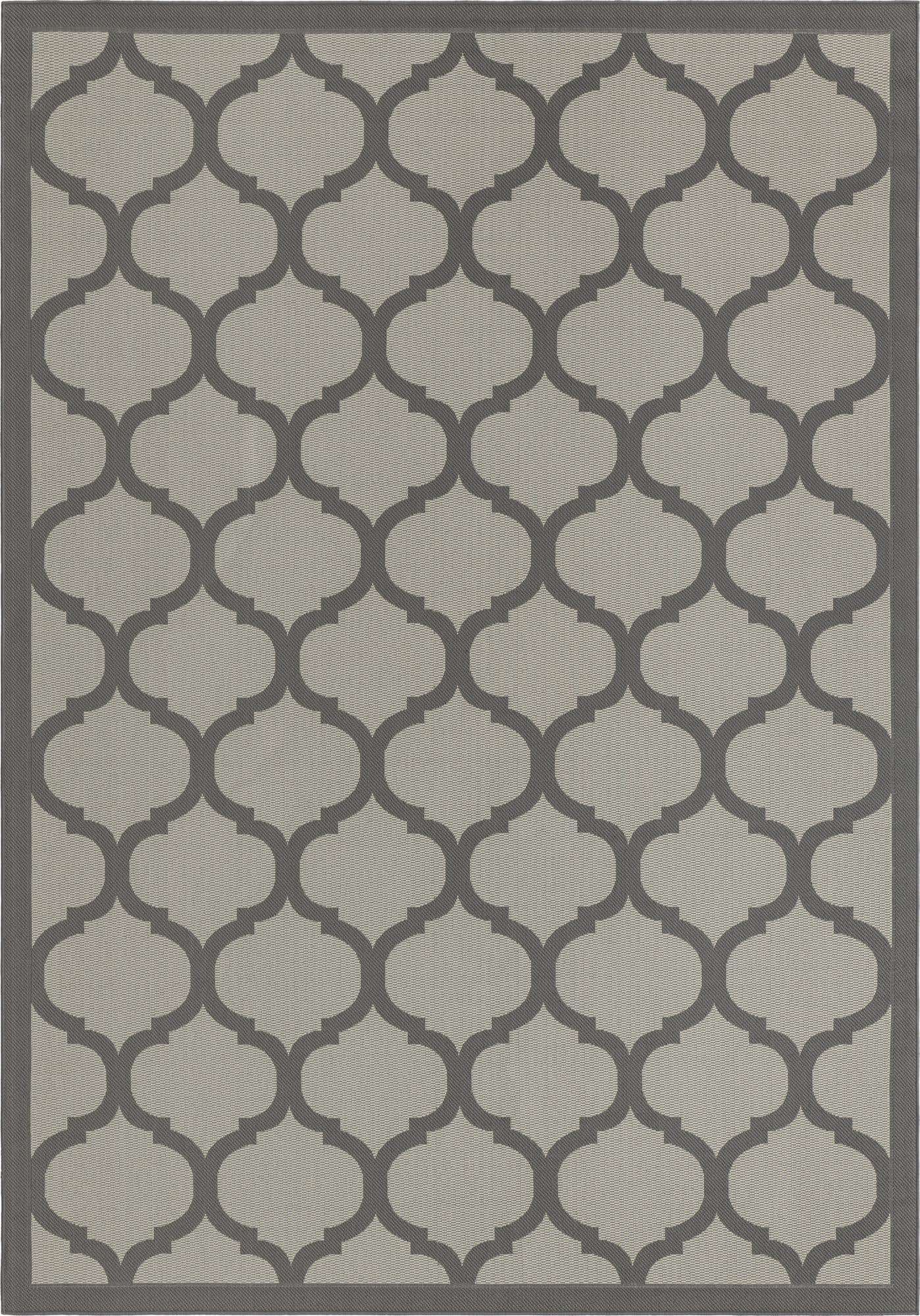 7' x 10' Easy-Clean Lattice Indoor / Outdoor Rug