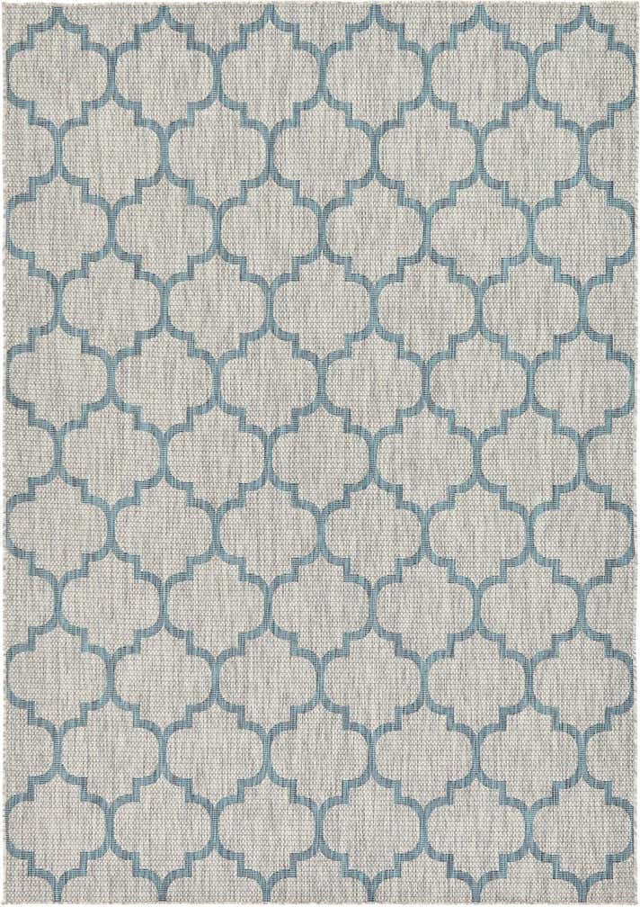 215cm x 305cm Leicht zu reinigen Lattice Innen- / Außenbereich Teppich