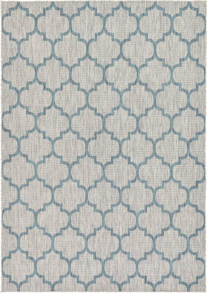 Detailansicht von 215cm x 305cm Leicht zu reinigen Lattice Innen- / Außenbereich Teppich