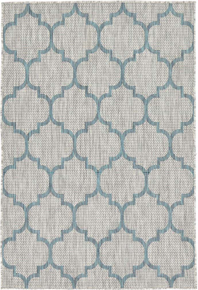 4' x 6' Easy-Clean Lattice Indoor / Outdoor Rug