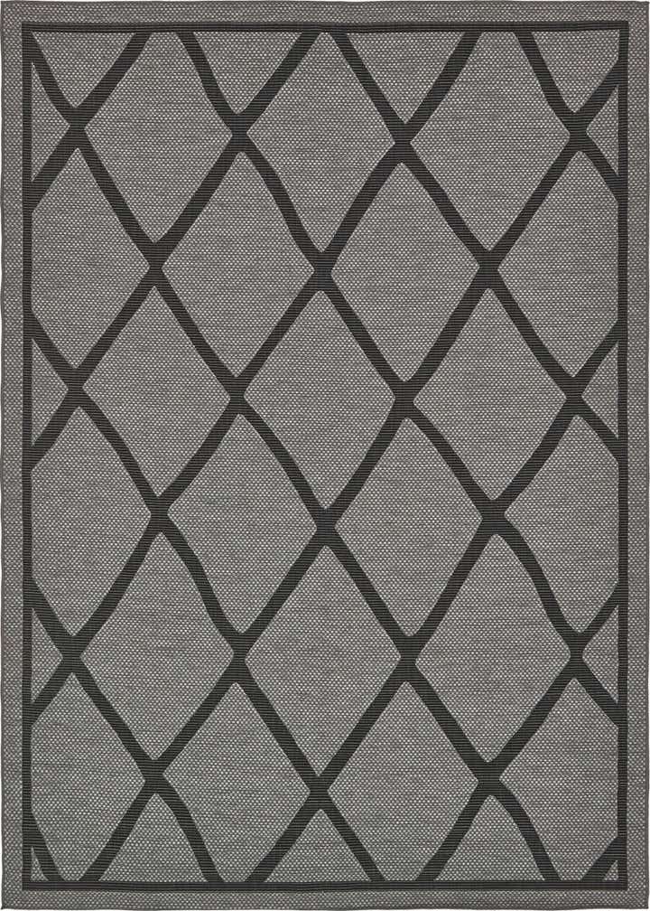 9' x 12' Easy-Clean Lattice Indoor / Outdoor Rug