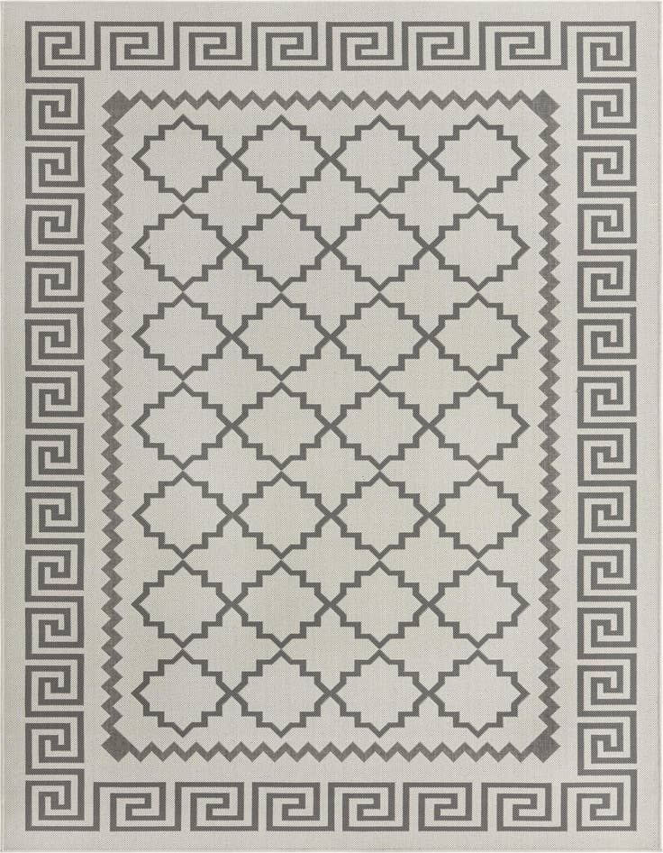 Detail image of 6' x 9' Easy-Clean Lattice Indoor / Outdoor Rug