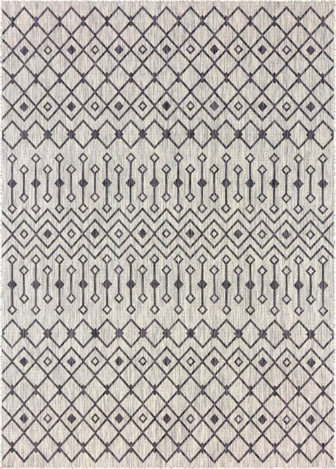 Detail image of 7' 10 x 11' Easy-Clean Lattice Indoor / Outdoor Rug