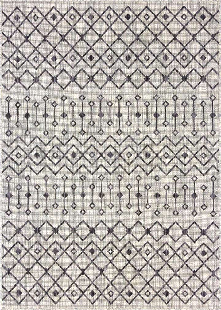 6' x 9' Easy-Clean Lattice Indoor / Outdoor Rug