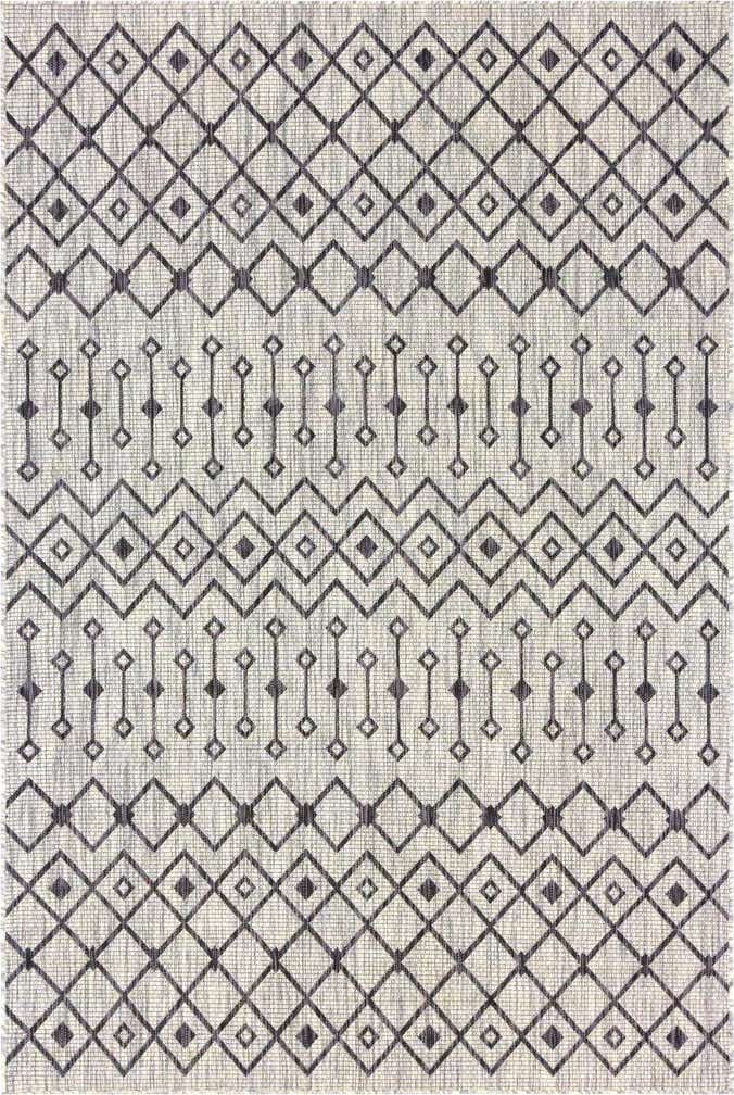 6' x 9' Easy-Clean Lattice Indoor / Outdoor Rug