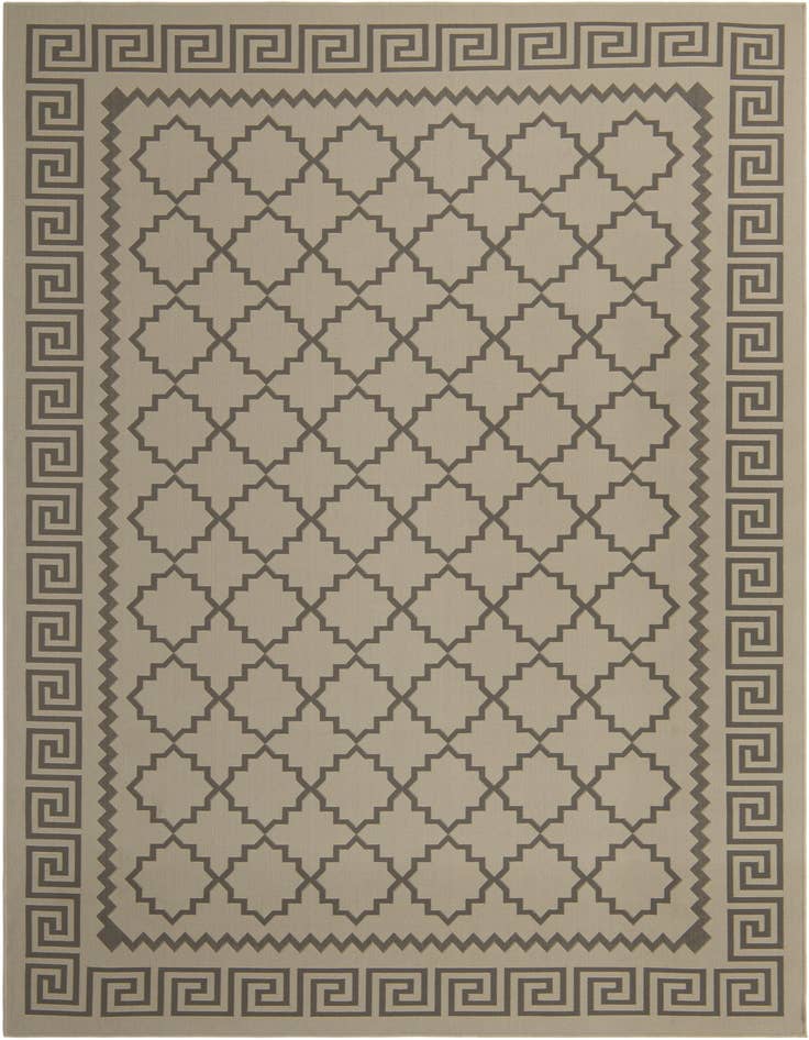Detail image of 8' x 11' 4 Easy-Clean Lattice Indoor / Outdoor Rug