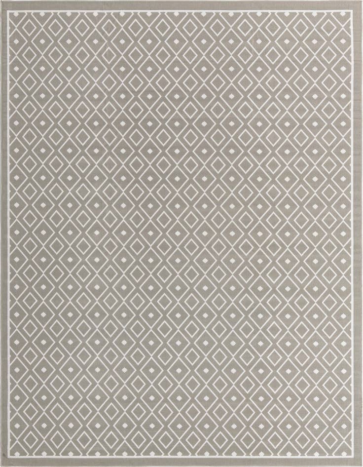 Detail image of 9' x 12' Easy-Clean Lattice Indoor / Outdoor Rug