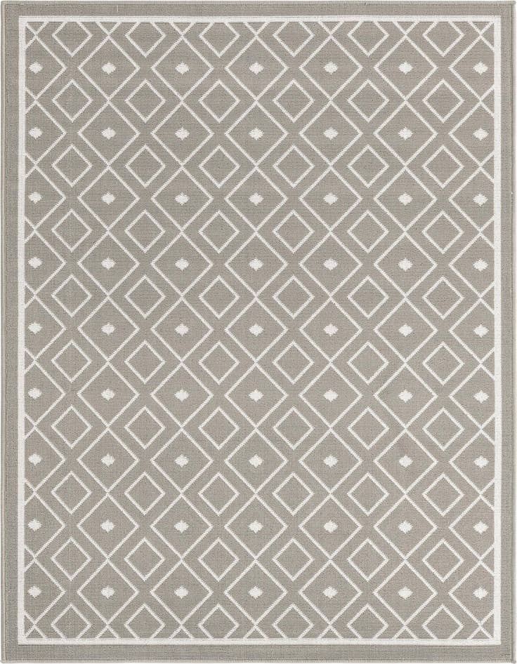Detail image of 4' x 6' Easy-Clean Lattice Indoor / Outdoor Rug