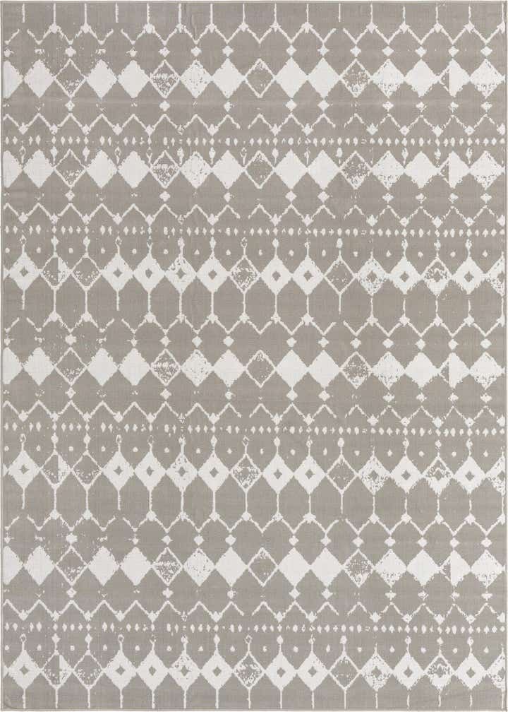 7' 10 x 10' Easy-Clean Lattice Indoor / Outdoor Rug