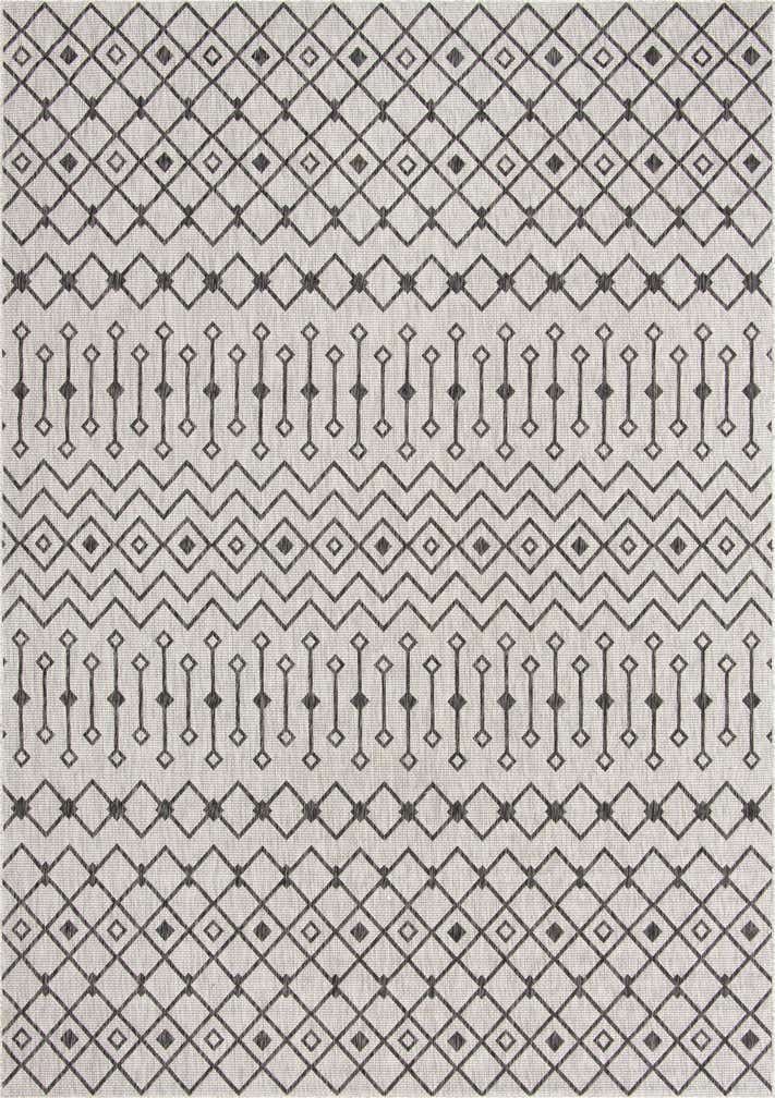 10' x 14' Easy-Clean Lattice Indoor / Outdoor Rug