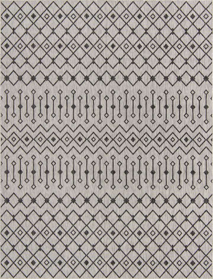 10' x 13' Easy-Clean Lattice Indoor / Outdoor Rug