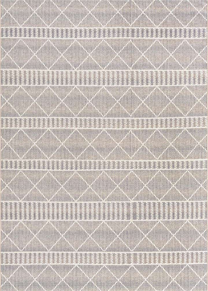 7' 10 x 10' Easy-Clean Lattice Indoor / Outdoor Rug
