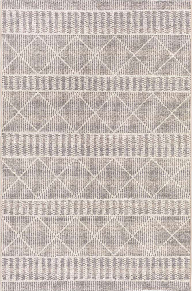 5' 3 x 8' Easy-Clean Lattice Indoor / Outdoor Rug