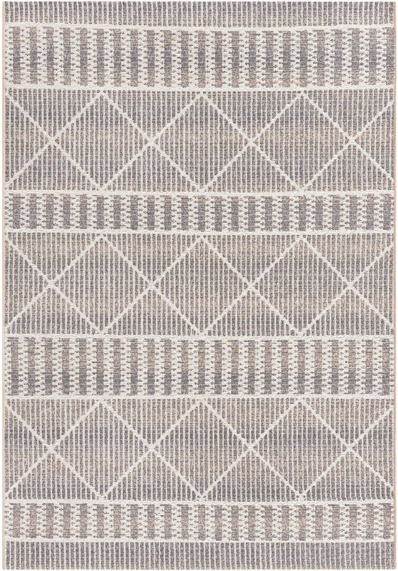 4' x 6' Easy-Clean Lattice Indoor / Outdoor Rug