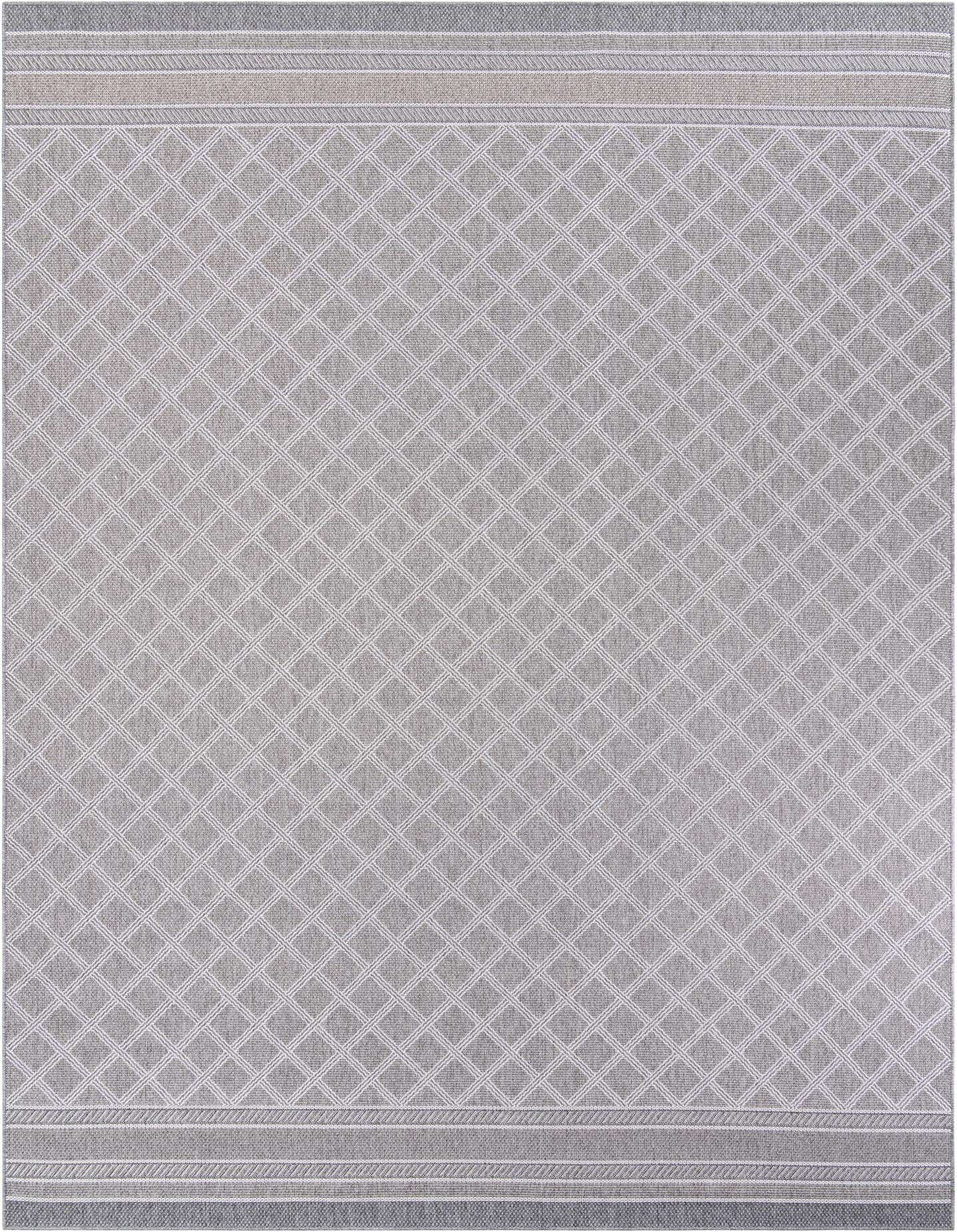 10' x 14' 1 Easy-Clean Lattice Indoor / Outdoor Rug