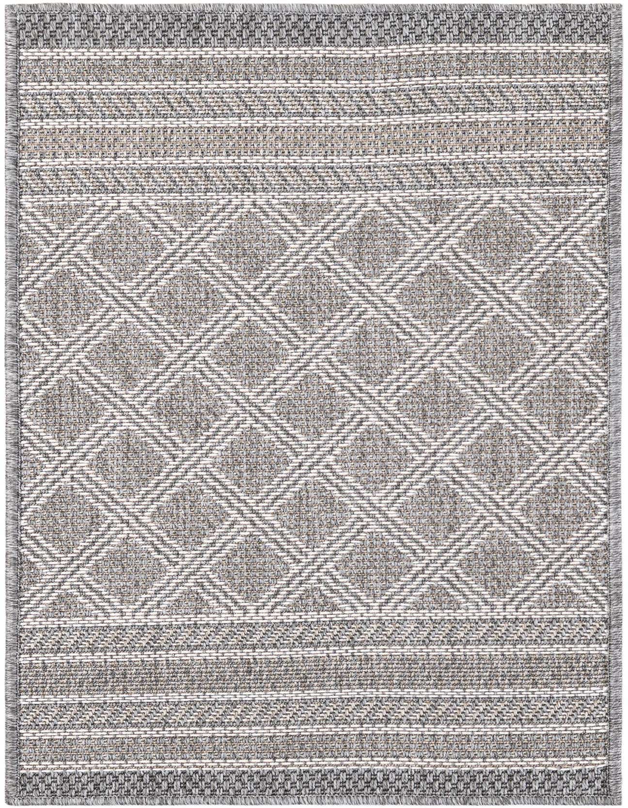 2' x 3' 1 Easy-Clean Lattice Indoor / Outdoor Rug