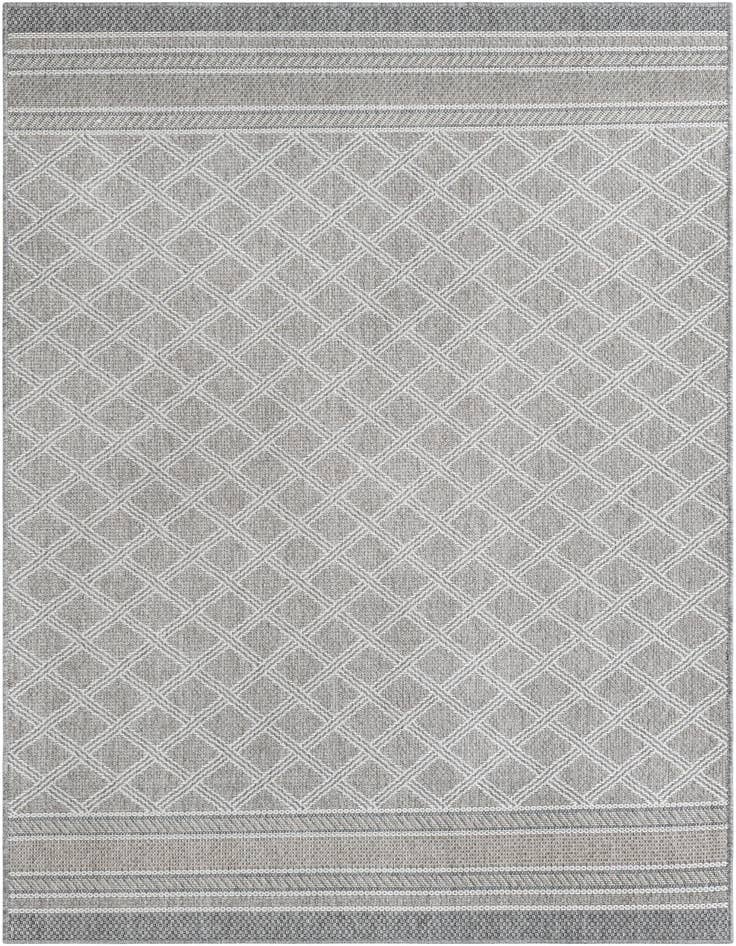 Detail image of 5' 1 x 8' Easy-Clean Lattice Indoor / Outdoor Rug