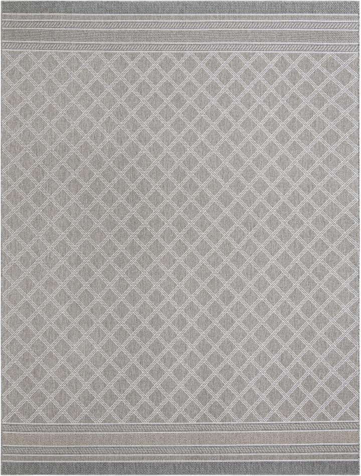 9' x 12' Easy-Clean Lattice Indoor / Outdoor Rug