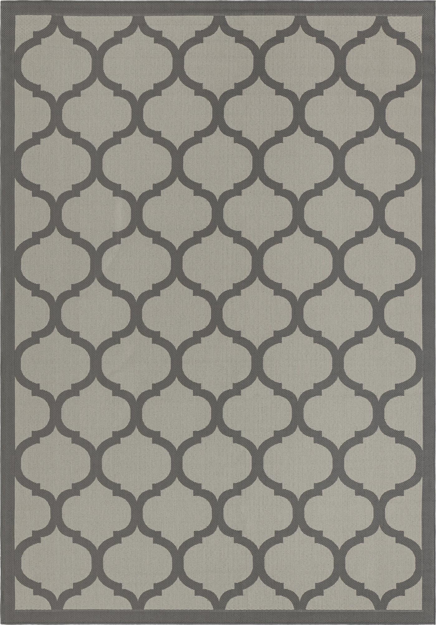 7' x 10' Washable Lattice Indoor / Outdoor Rug