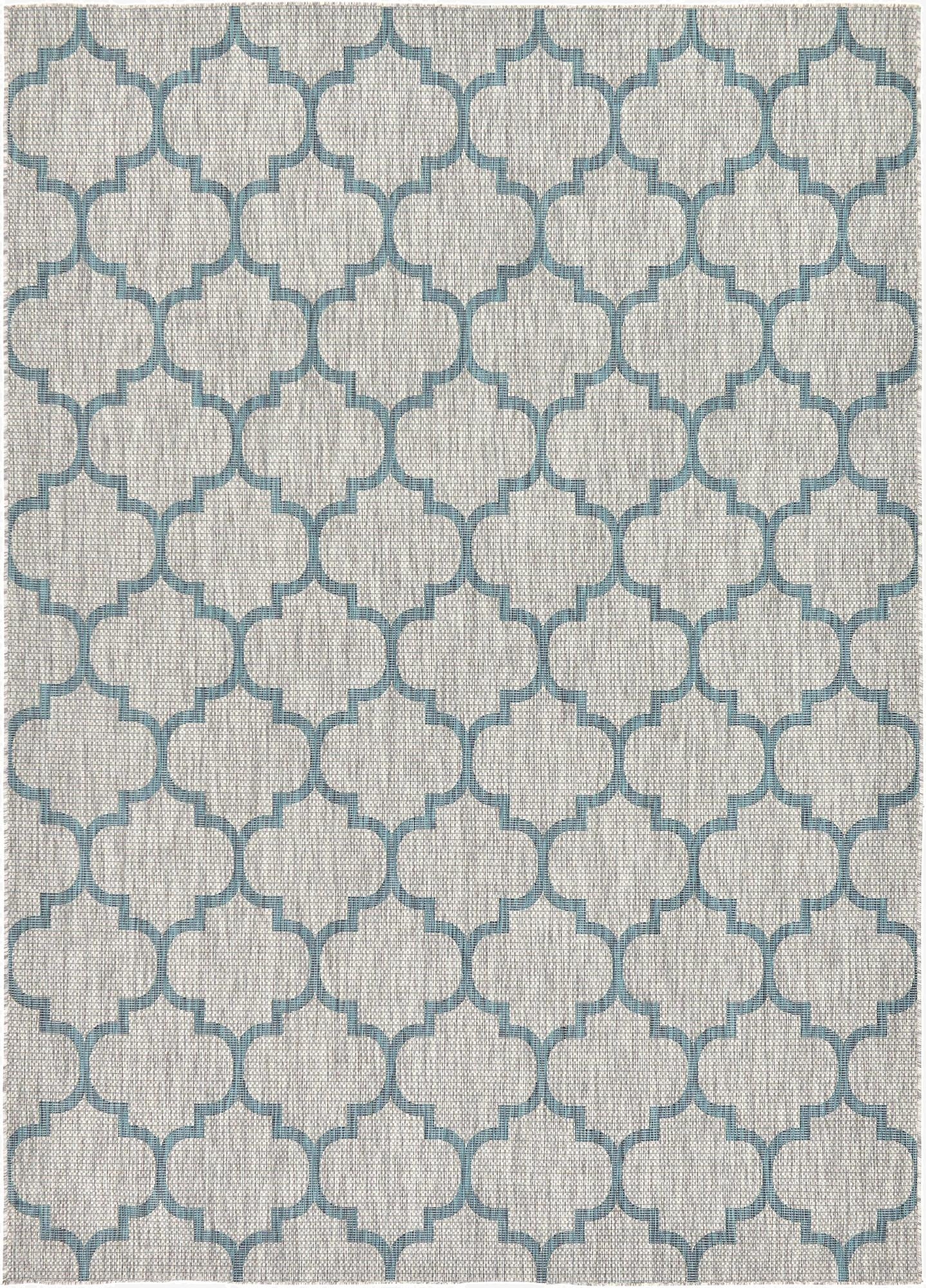 240cm x 335cm  Washable Lattice Indoor / Outdoor Rug