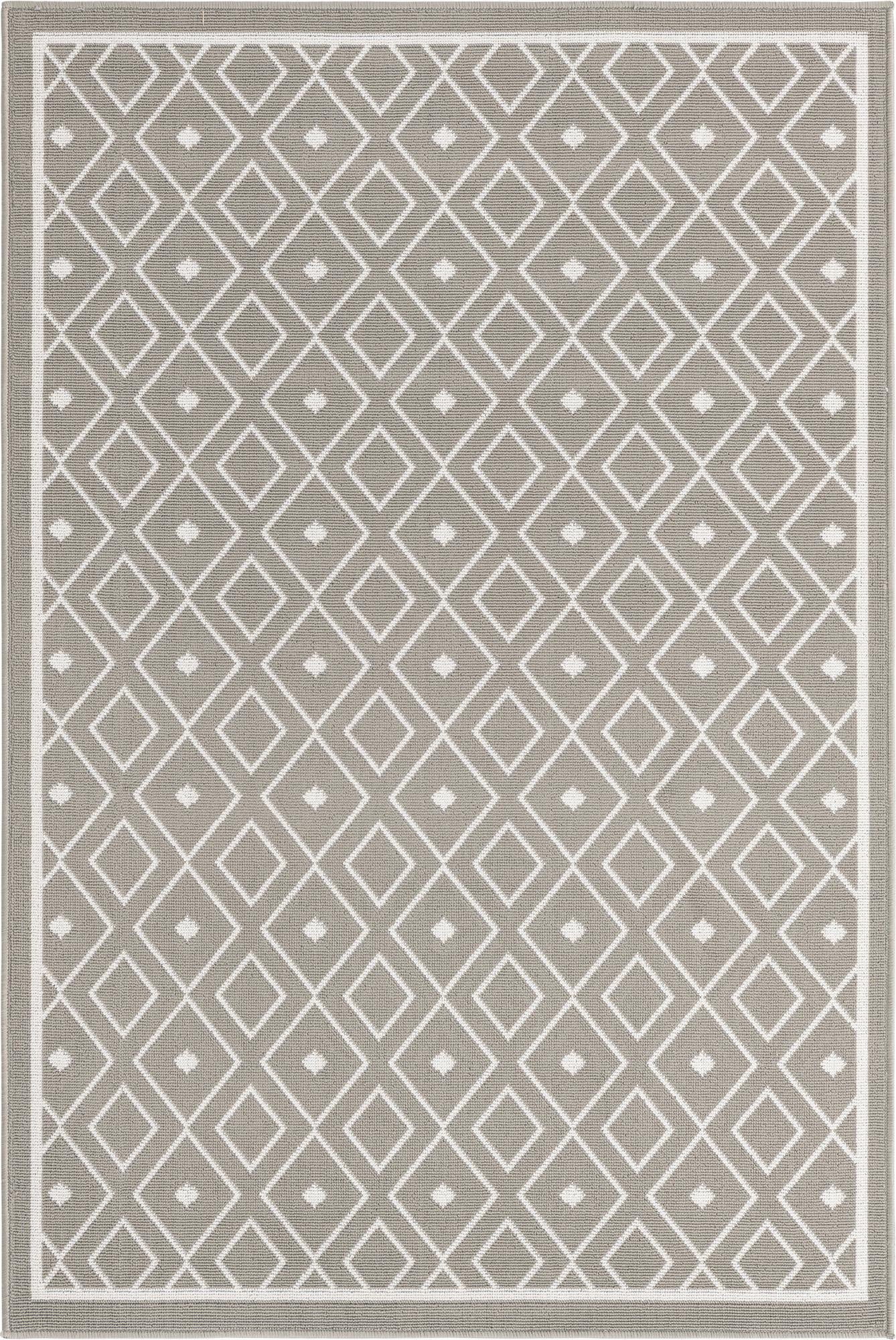 4' x 6' Washable Lattice Indoor / Outdoor Rug