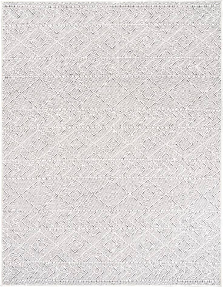 Detail image of 5' x 7' 10 Easy-Clean Modern Indoor / Outdoor Rug
