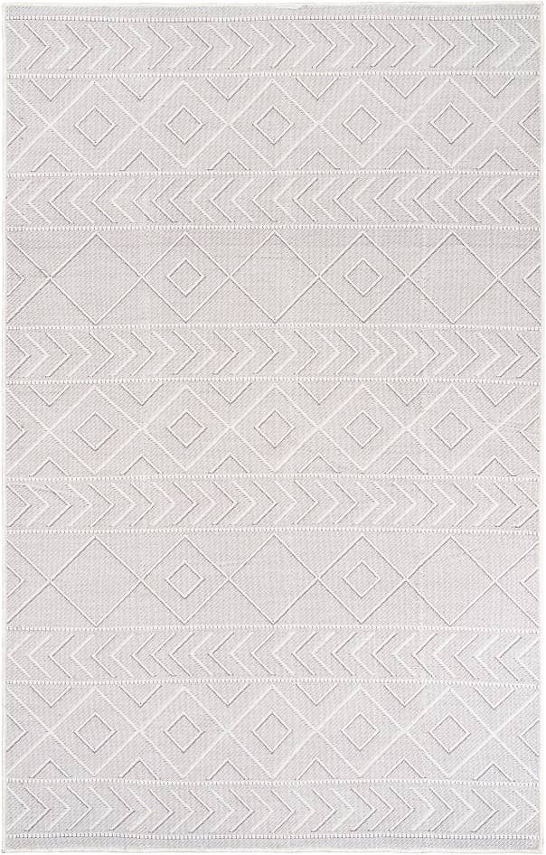 Detail image of 5' x 7' 10 Easy-Clean Modern Indoor / Outdoor Rug
