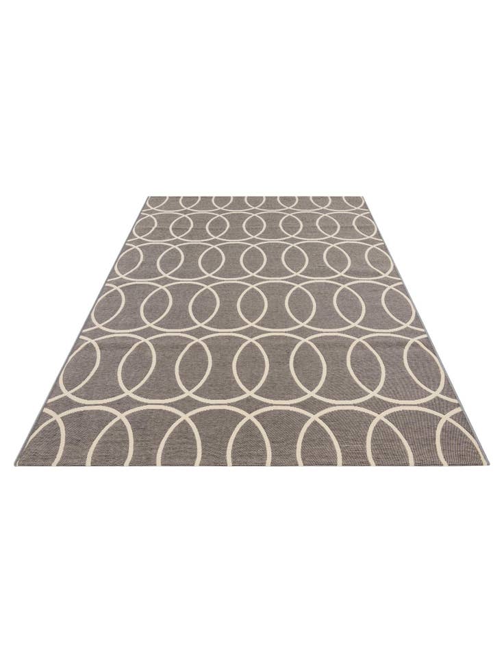 Detail image of 5' 3 x 7' 6 Easy-Clean Modern Indoor / Outdoor Rug