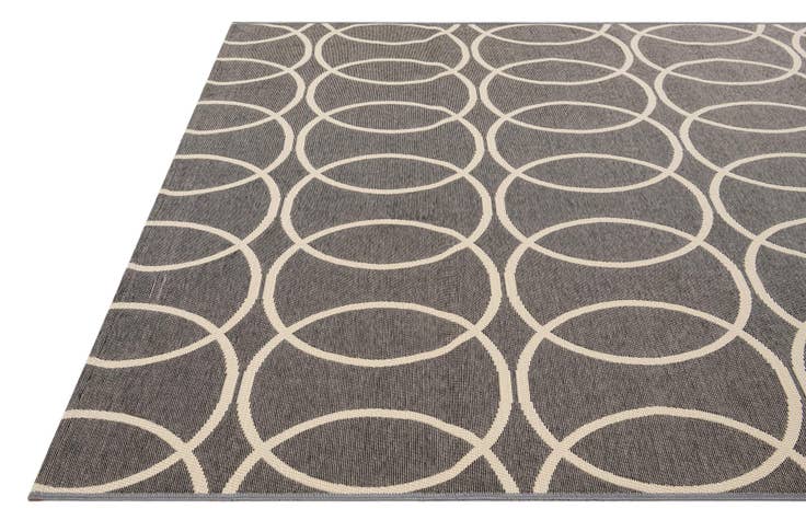 Detail image of 5' 3 x 7' 6 Easy-Clean Modern Indoor / Outdoor Rug
