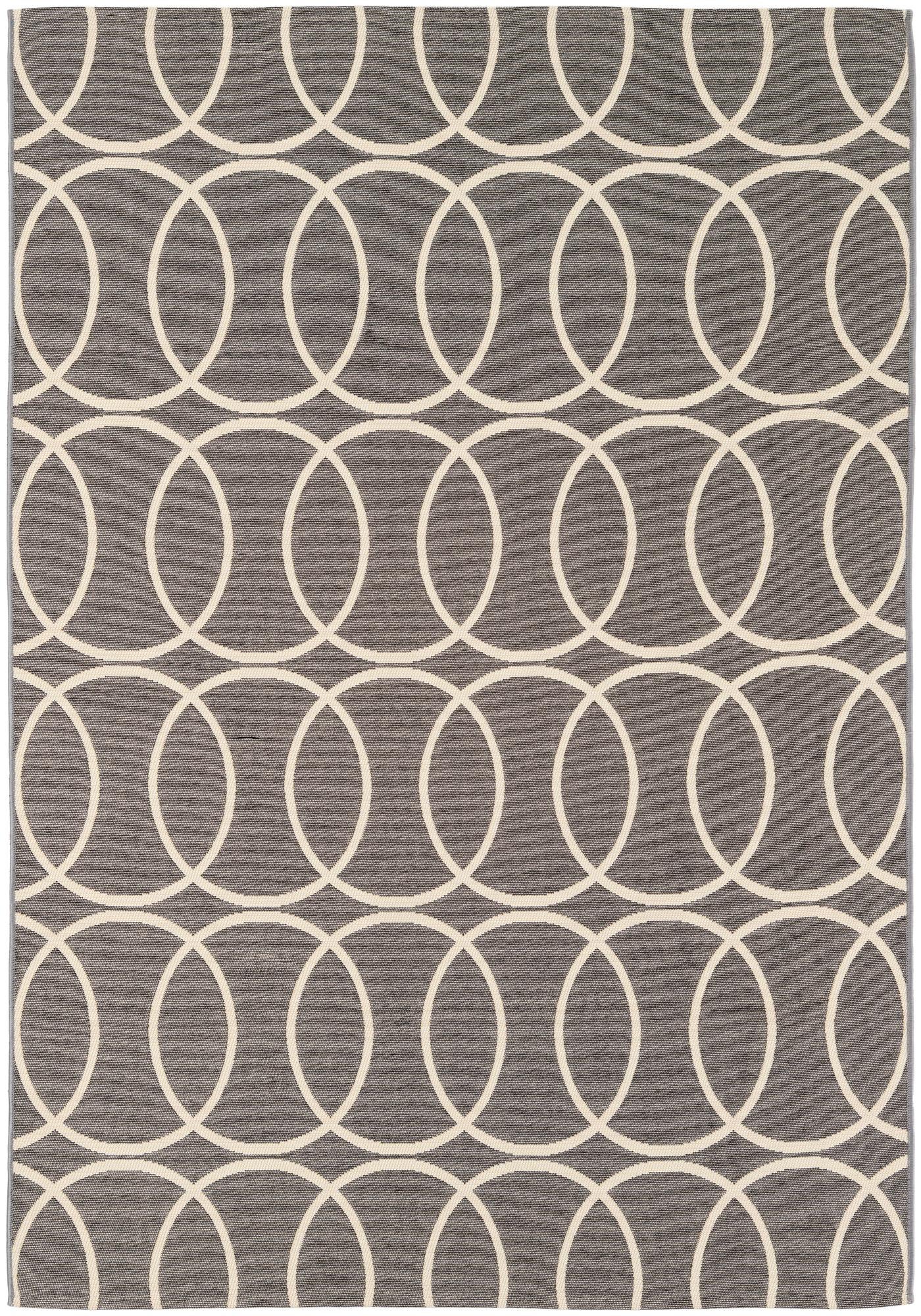 5' 3 x 7' 6 Easy-Clean Modern Indoor / Outdoor Rug