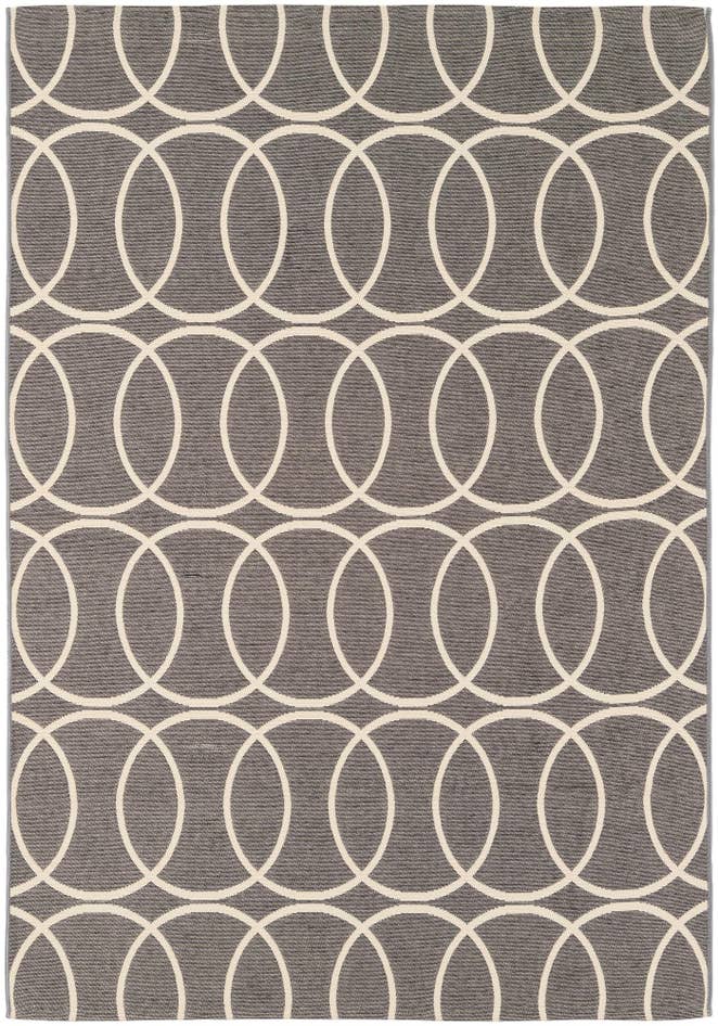Detail image of 5' 3 x 7' 6 Easy-Clean Modern Indoor / Outdoor Rug