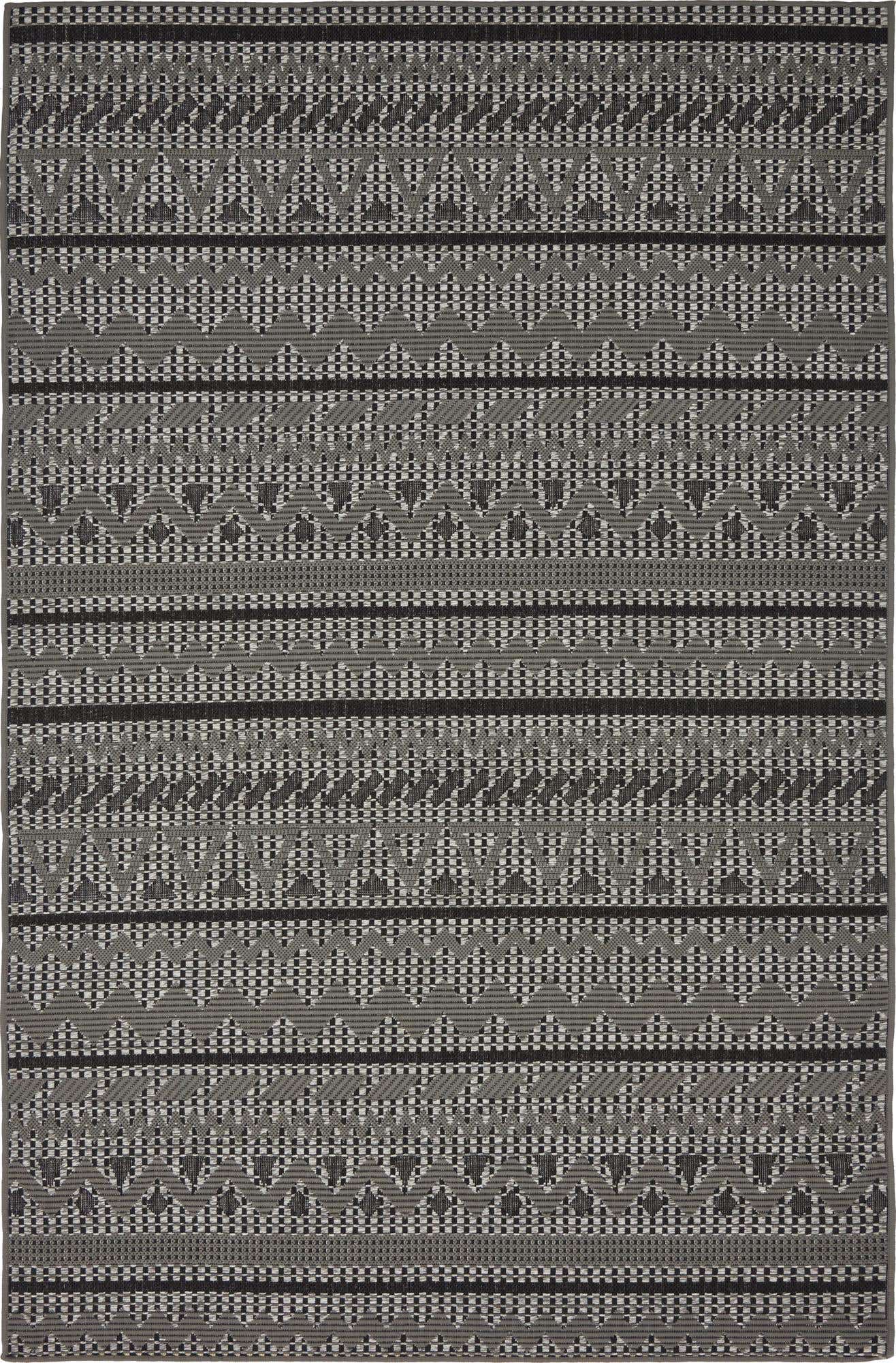 5' x 8' Easy-Clean Modern Indoor / Outdoor Rug