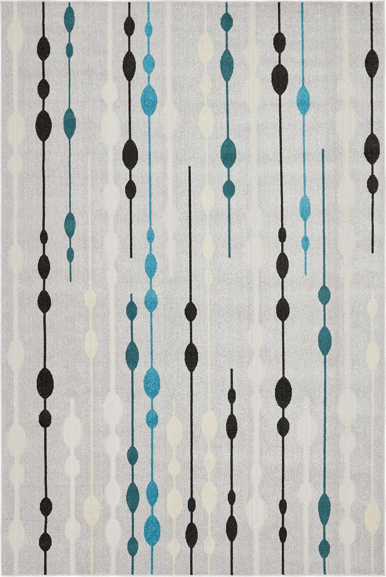 7' x 10' Easy-Clean Modern Indoor / Outdoor Rug