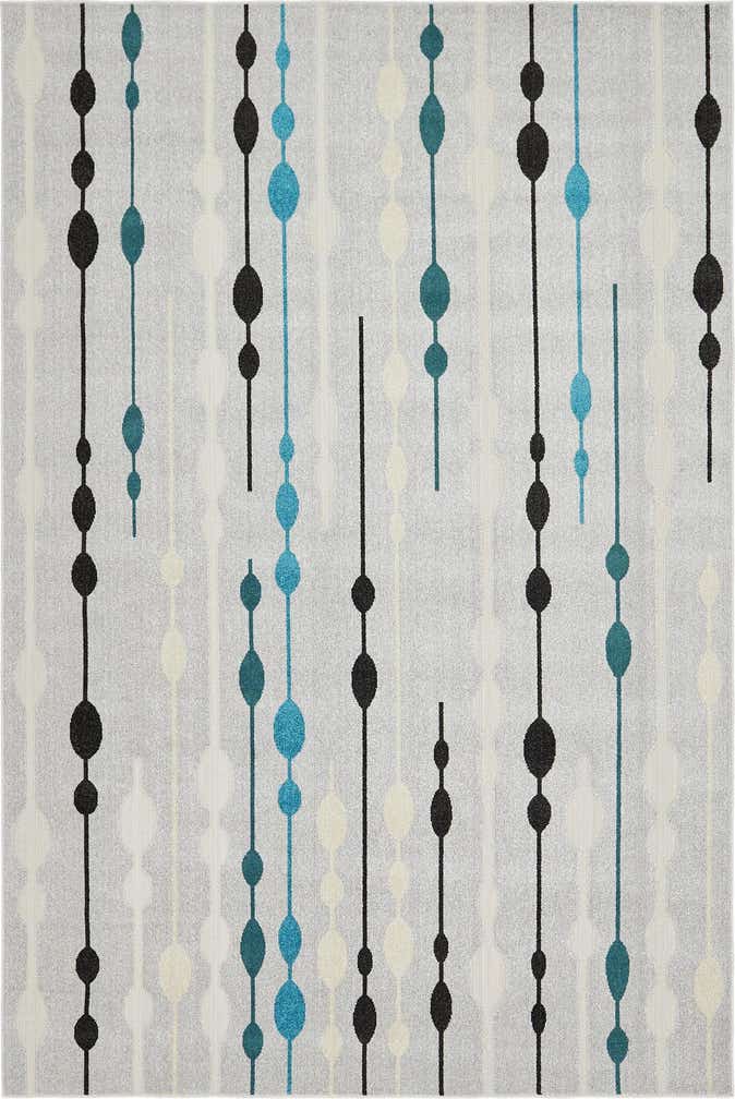 7' x 10' Easy-Clean Modern Indoor / Outdoor Rug