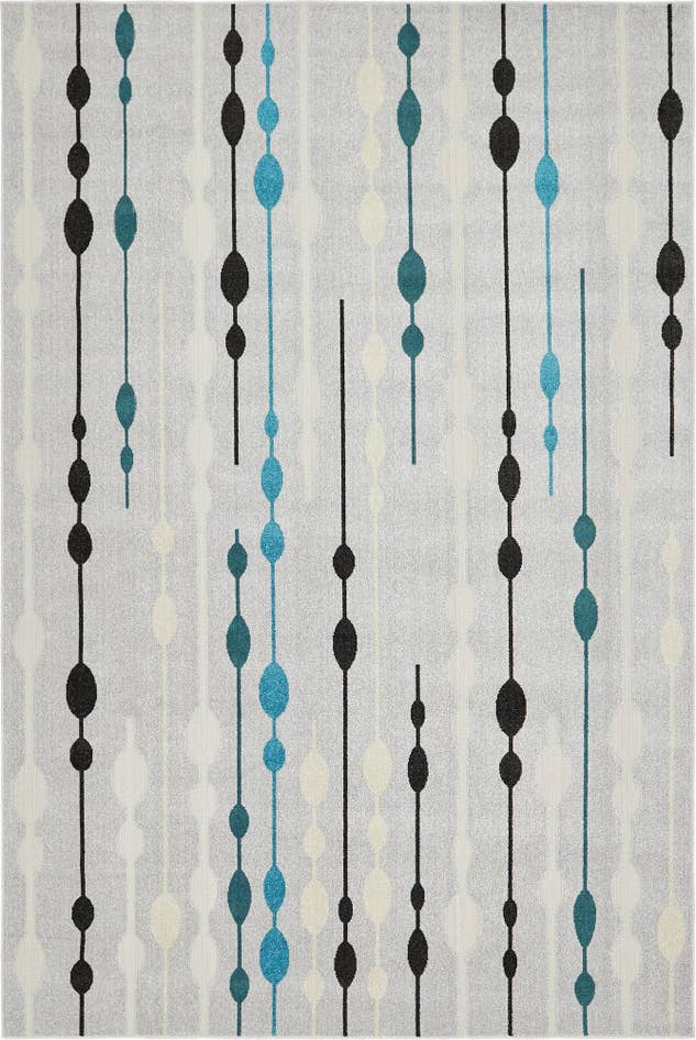 Detail image of 7' x 10' Easy-Clean Modern Indoor / Outdoor Rug