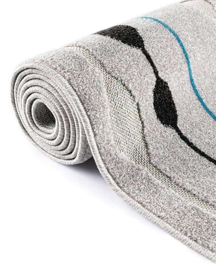 Detail image of 5' x 8' Easy-Clean Modern Indoor / Outdoor Rug