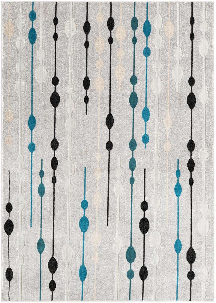 5' x 8' Easy-Clean Modern Indoor / Outdoor Rug