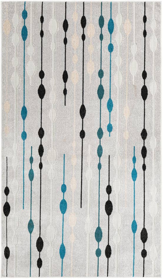 Detail image of 5' x 8' Easy-Clean Modern Indoor / Outdoor Rug