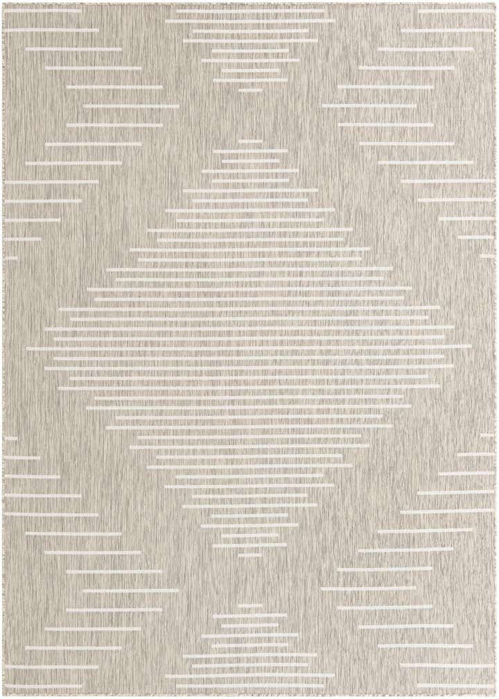 7' 10 x 10' Easy-Clean Modern Indoor / Outdoor Rug
