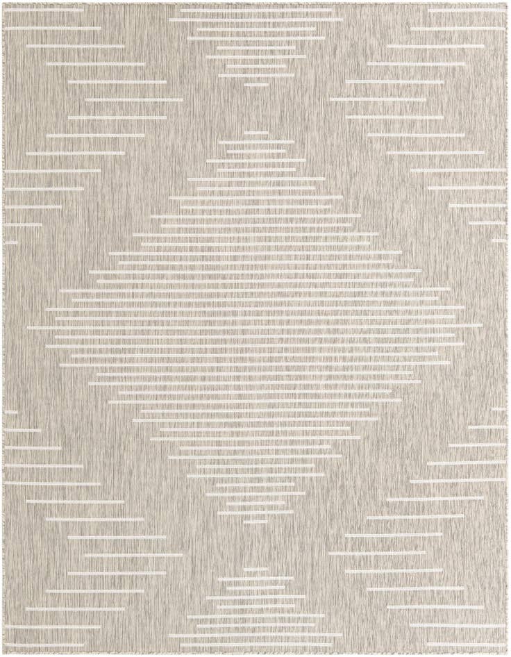 Detail image of 7' 10 x 10' Easy-Clean Modern Indoor / Outdoor Rug
