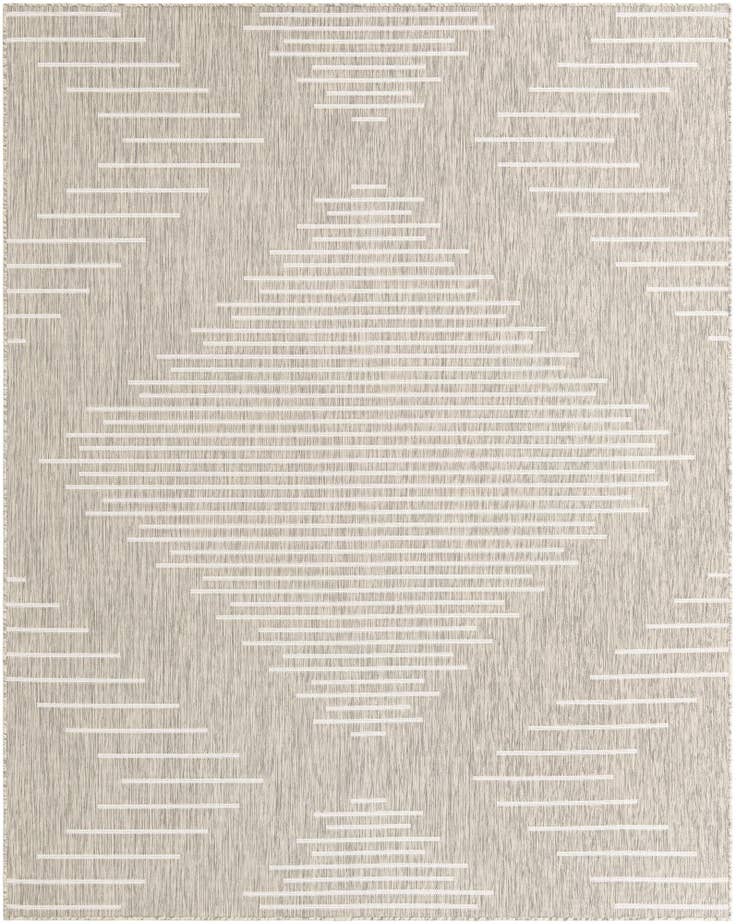 Detail image of 7' 10 x 10' Easy-Clean Modern Indoor / Outdoor Rug