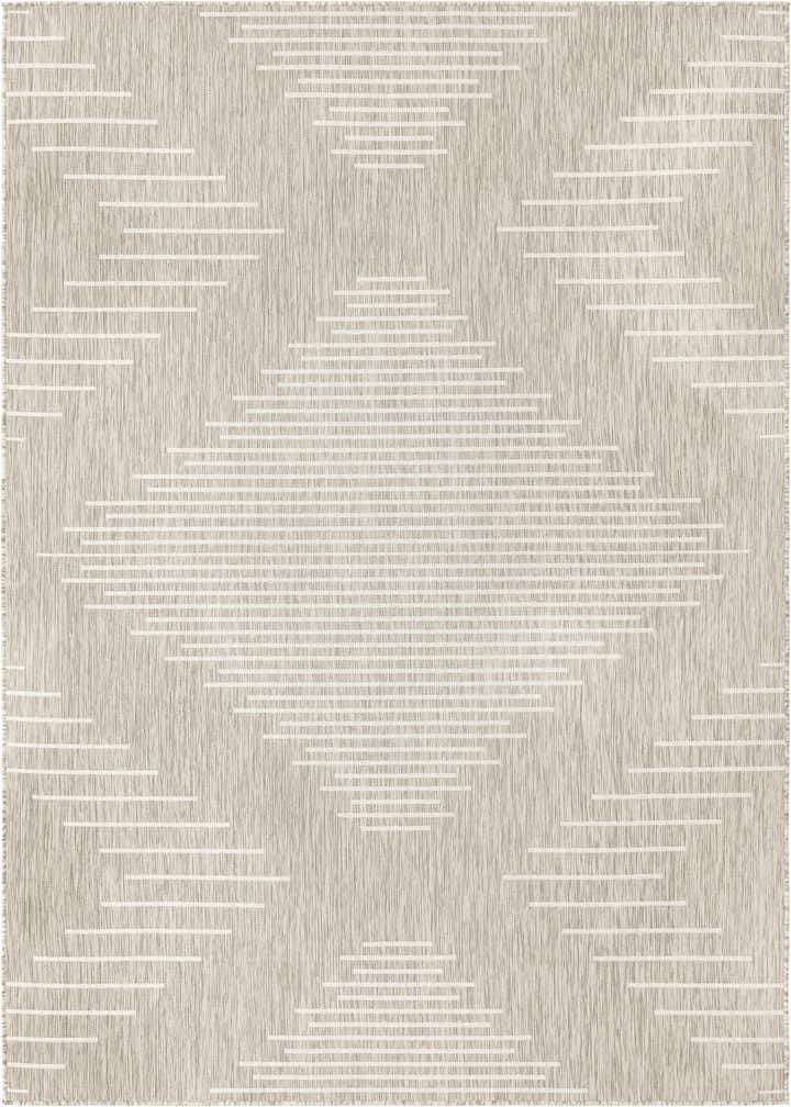 7' x 10' Easy-Clean Modern Indoor / Outdoor Rug